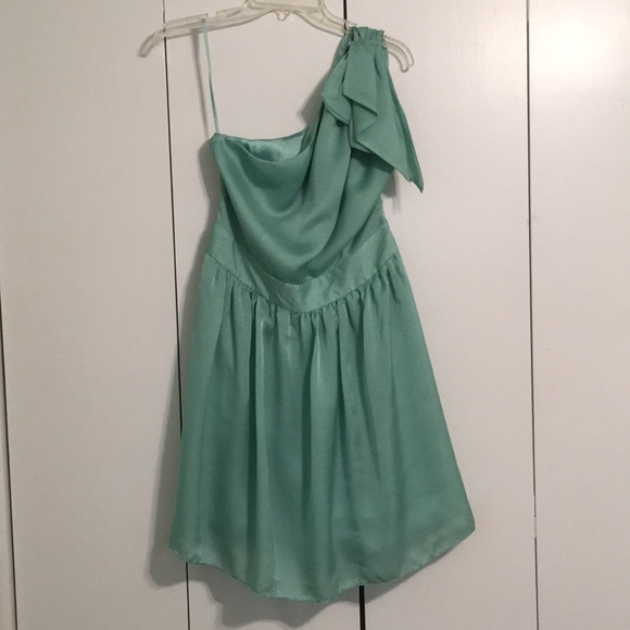 NWT The Limited Mint One-Shoulder Dress, sz 10 - Picture 7 of 8